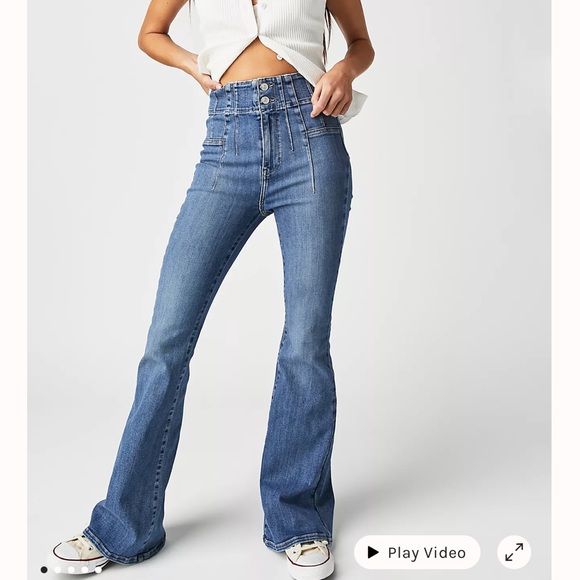 FREE PEOPLE …. We the Free Jayde Flare Jeans‼️ - Picture 3 of 9